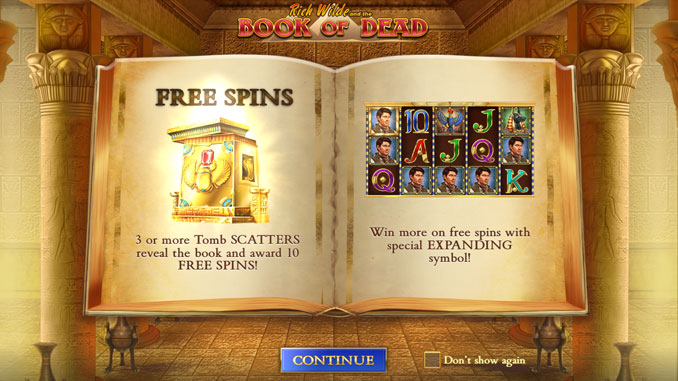 Rich Wilde and the Book of Dead Free Spins